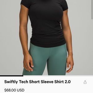 Lululemon Swiftly Tech Short Sleeve Shirt